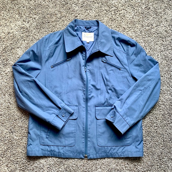 London Fog Water Repellent Grandpa Canvas Jacket - Picture 1 of 13